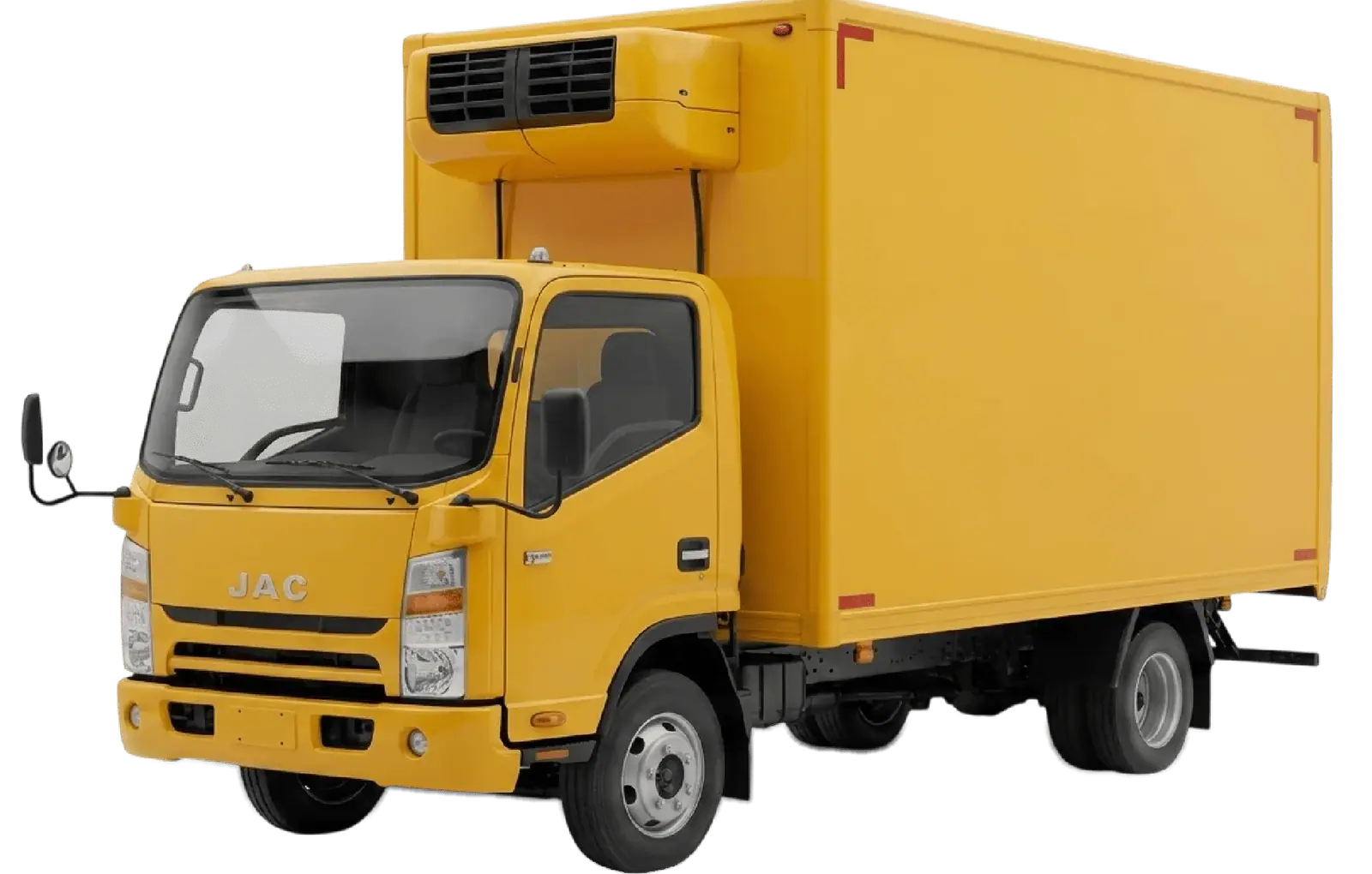 JAC 6T Cava Refrigerada color amarillo