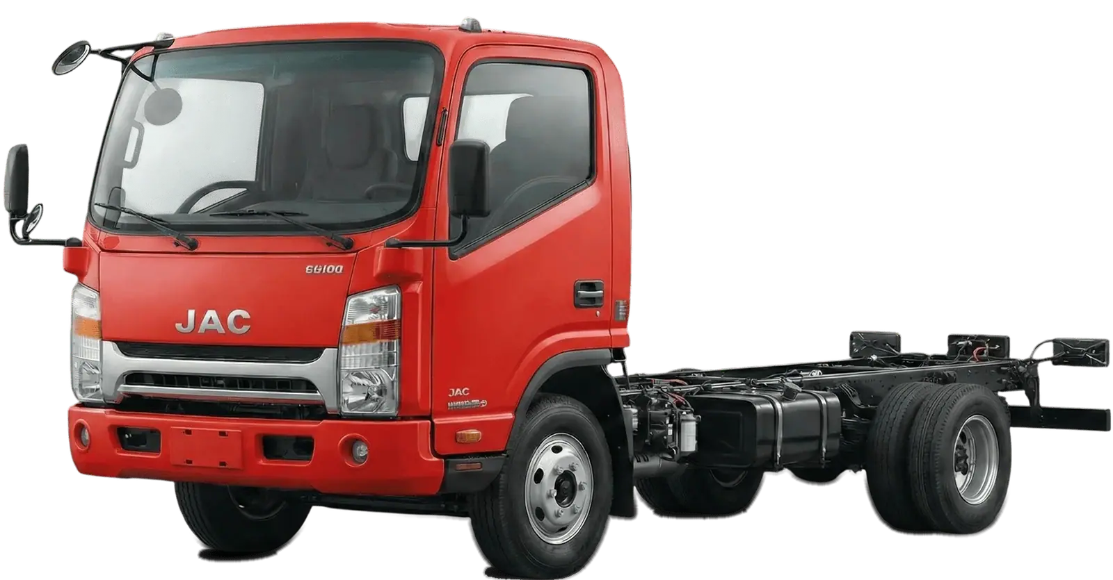 JAC 6T Chasis color rojo