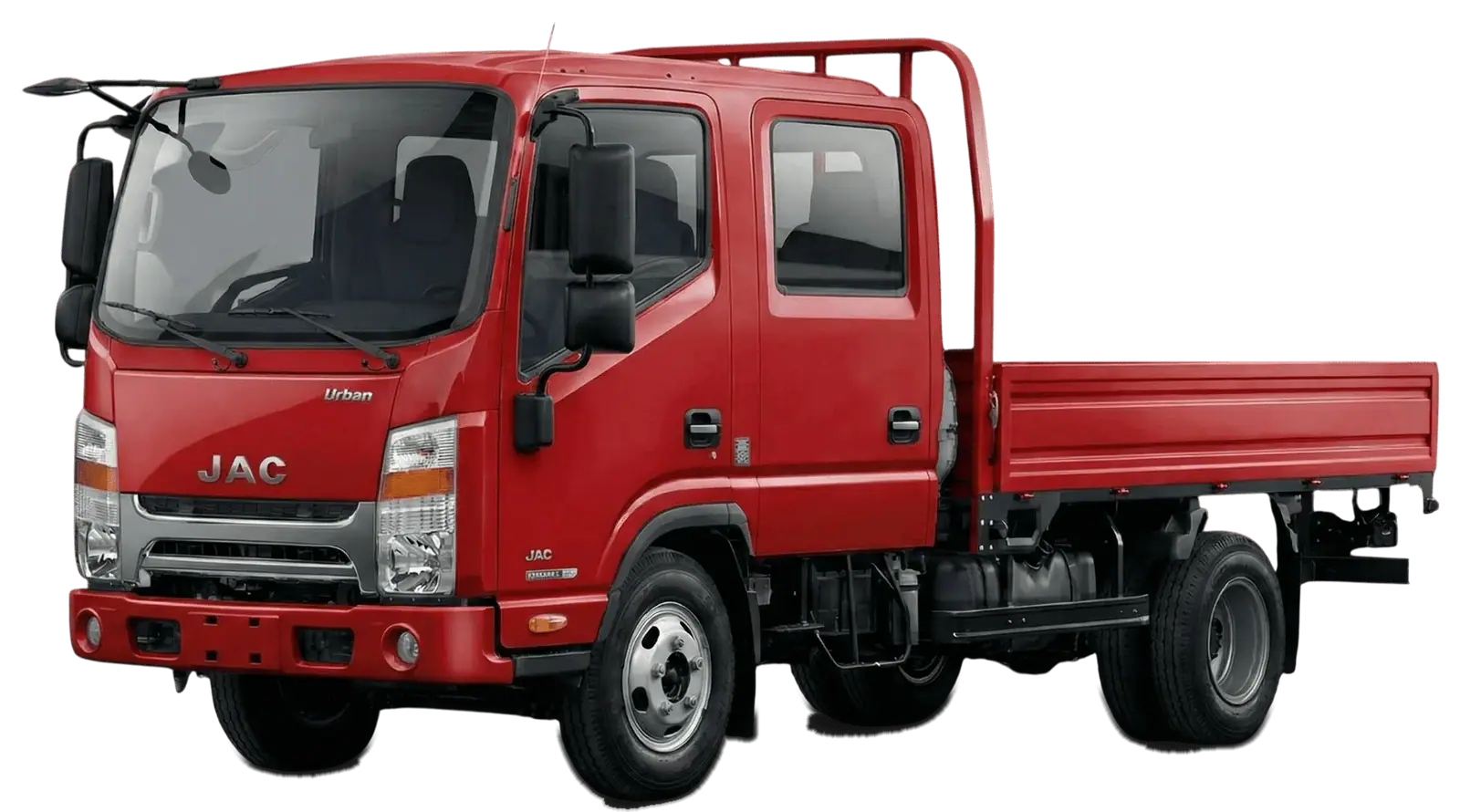 JAC Doble Cabina Ferretero 3 Ton color rojo