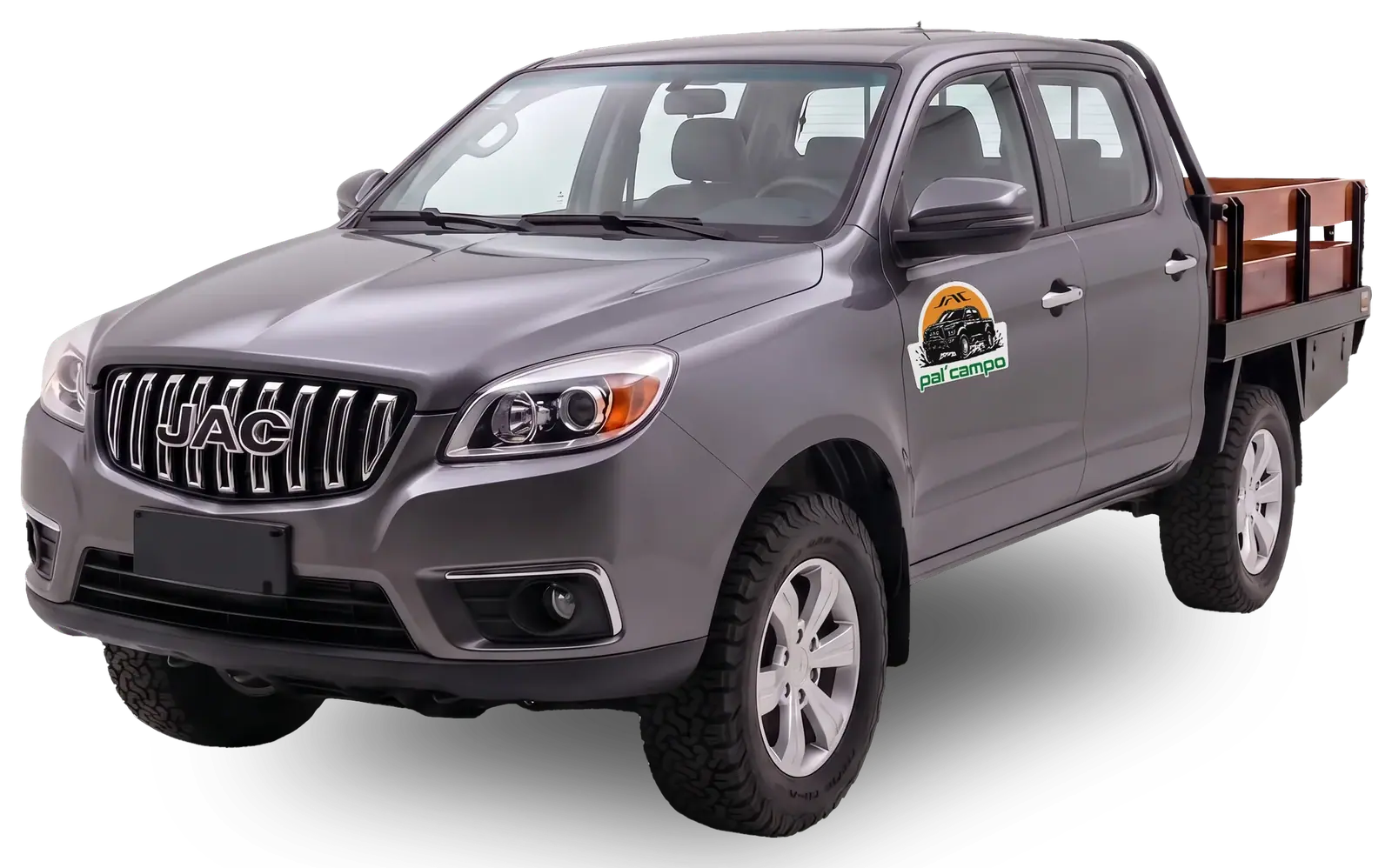 JAC La Venezolana Pal' Campo 4x2 Diésel color gris