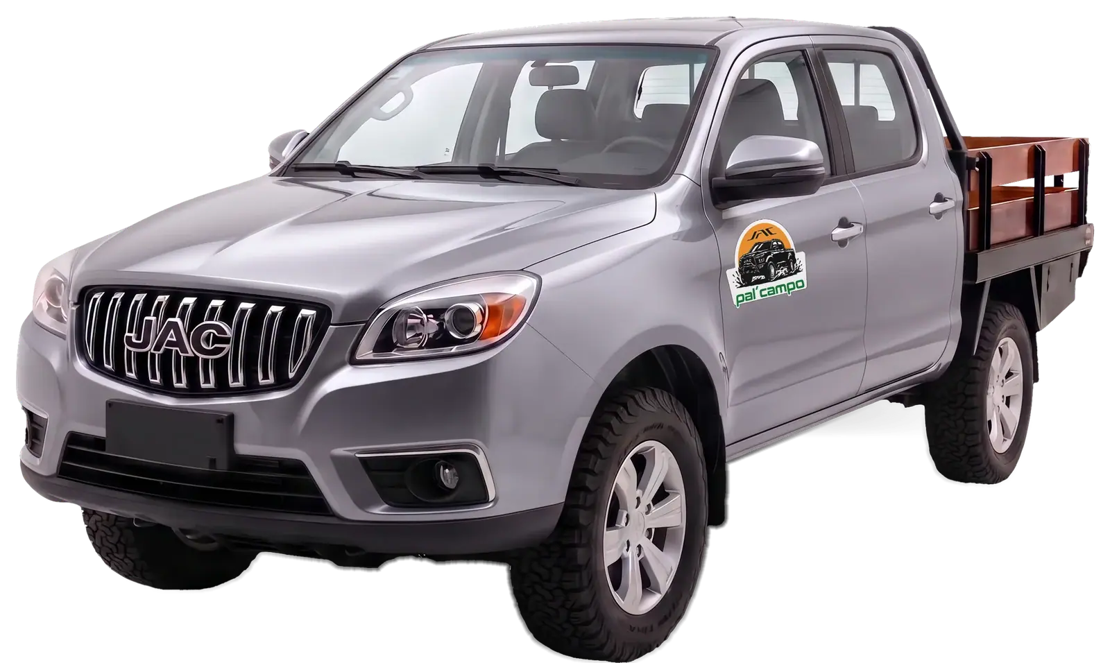 JAC La Venezolana Pal' Campo 4x2 Diésel color plateado