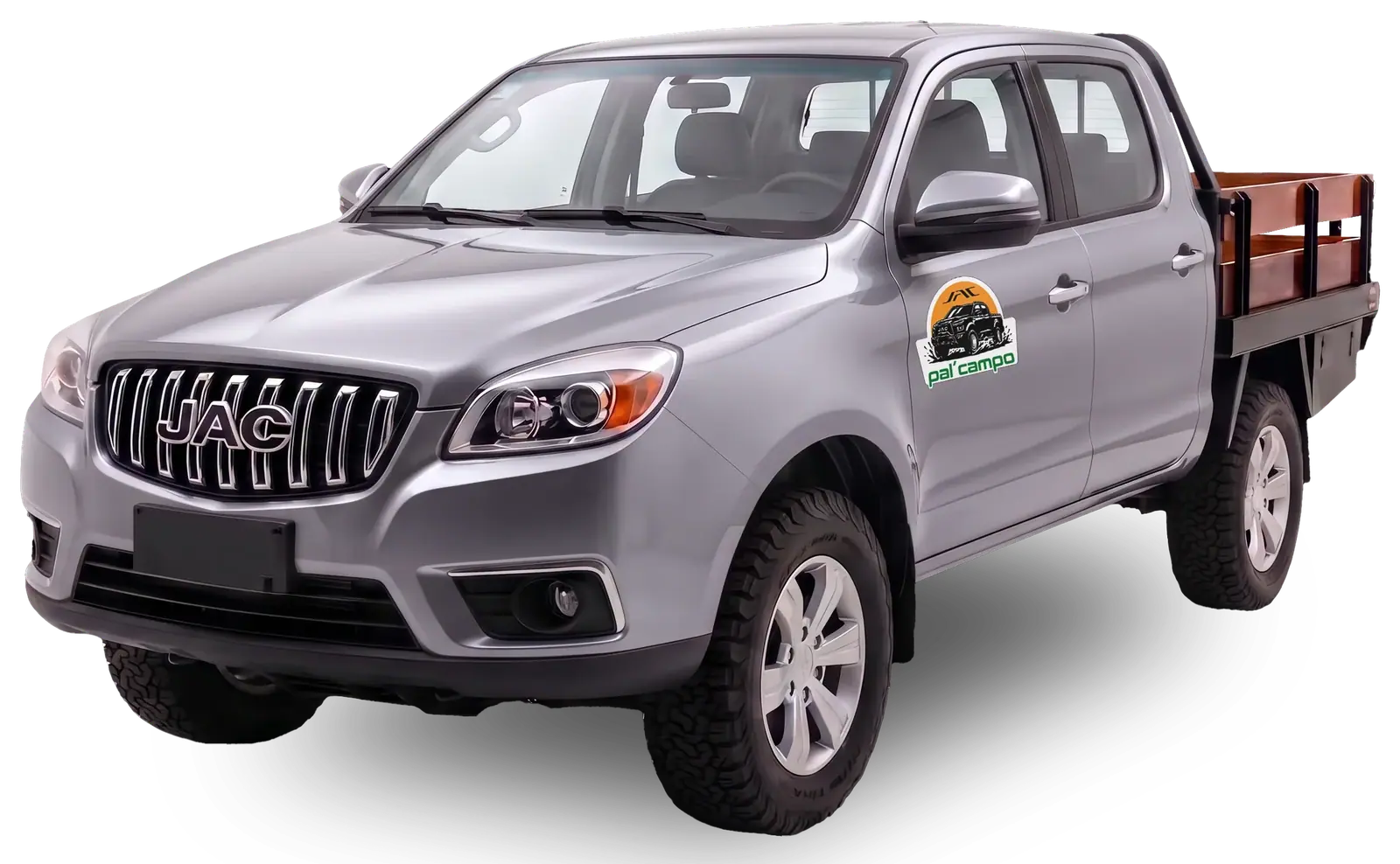 JAC La Venezolana Pal' Campo 4x2 Gasolina color plateado