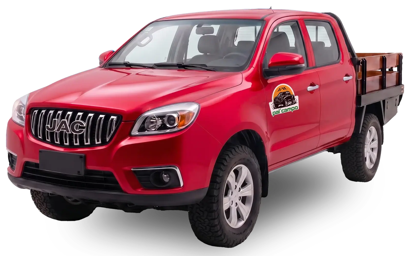 JAC La Venezolana Pal' Campo 4x2 Gasolina color rojo