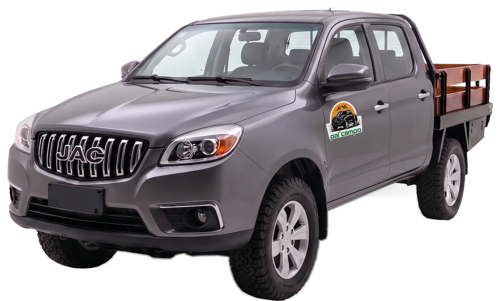 JAC La Venezolana Pal' Campo 4x4 Diésel color gris