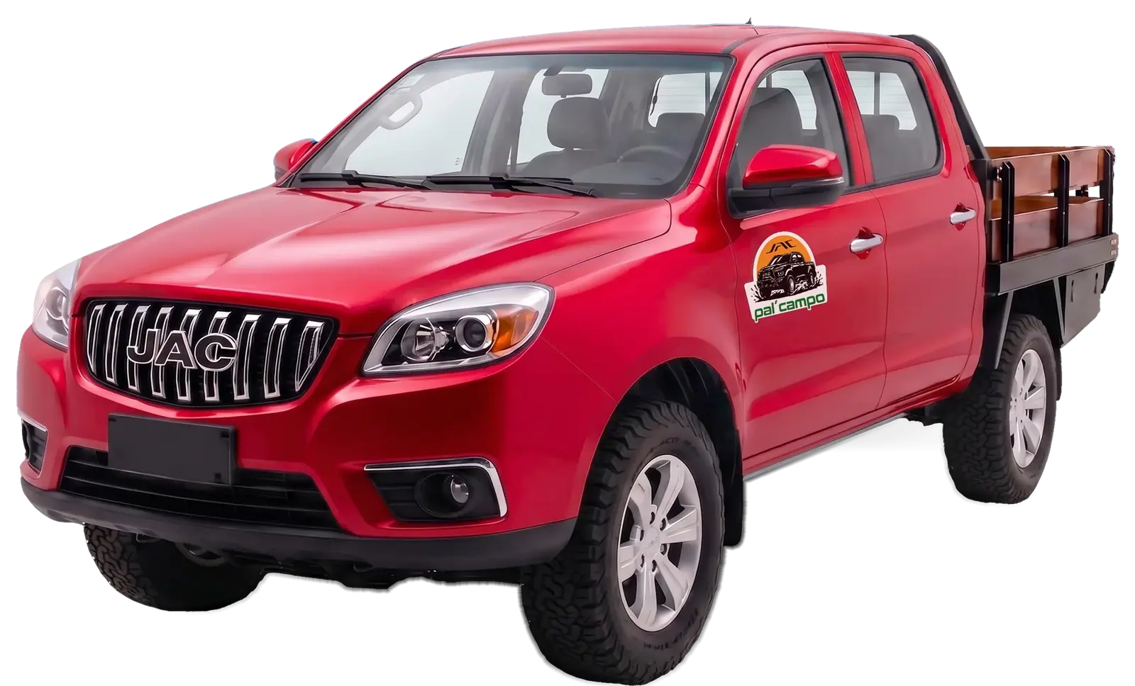 JAC La Venezolana Pal' Campo 4x4 Diésel color rojo