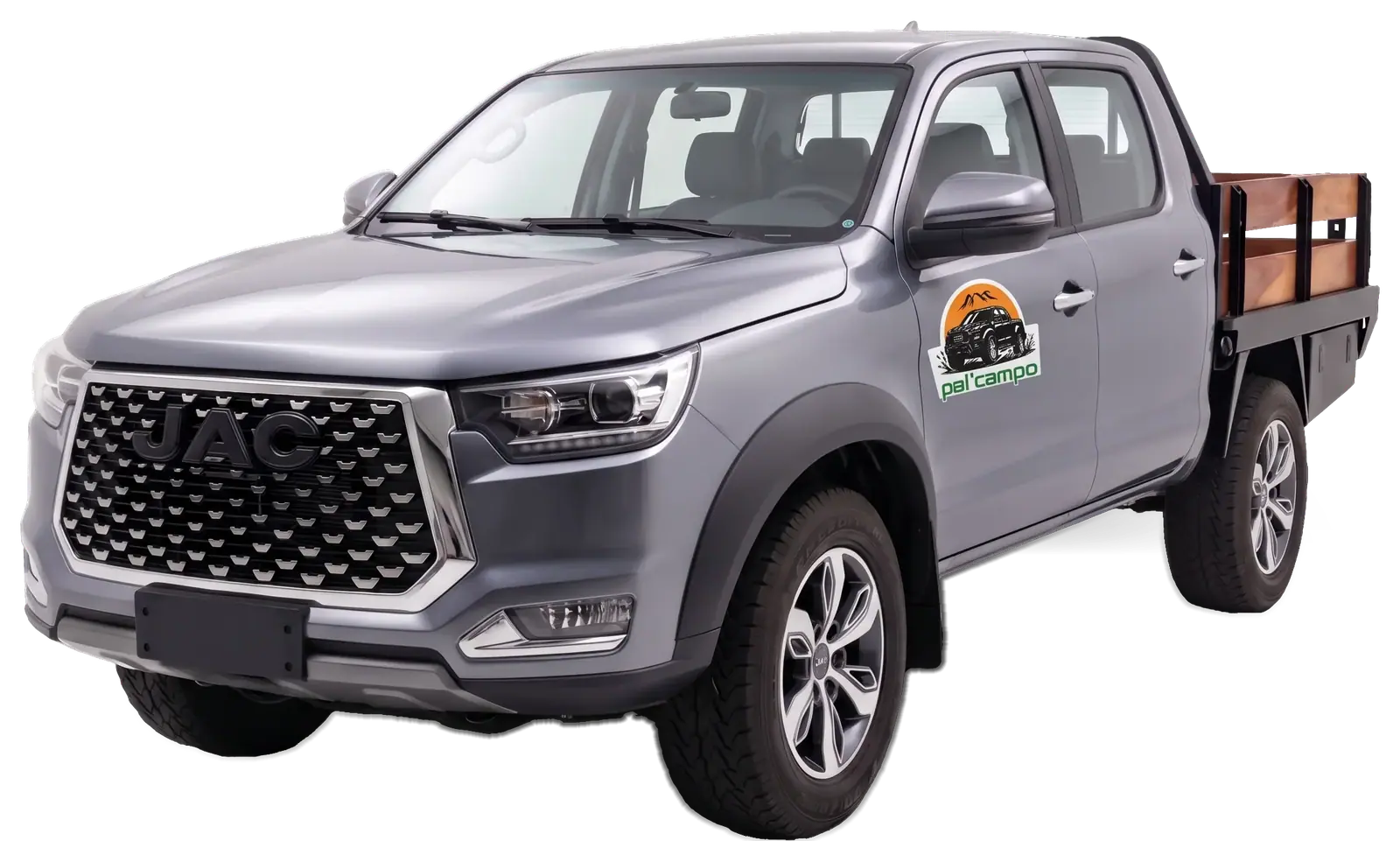JAC La Venezolana Pro Pal' Campo 4x4 color plateado