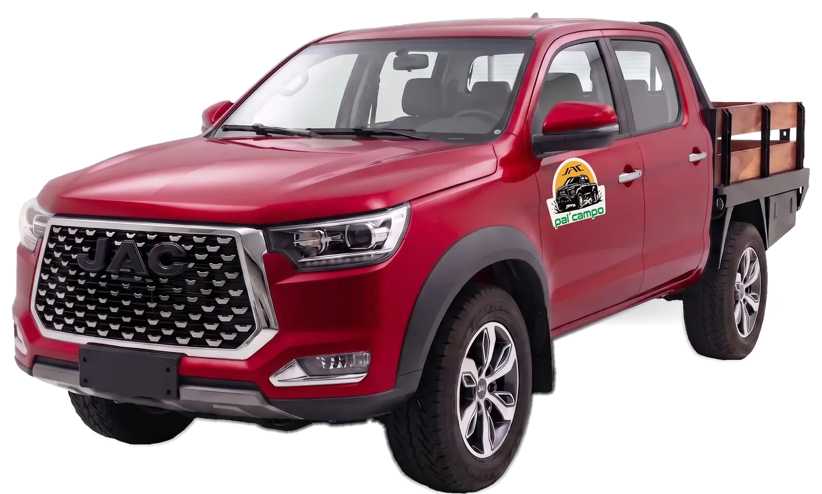 JAC La Venezolana Pro Pal' Campo 4x4 color rojo