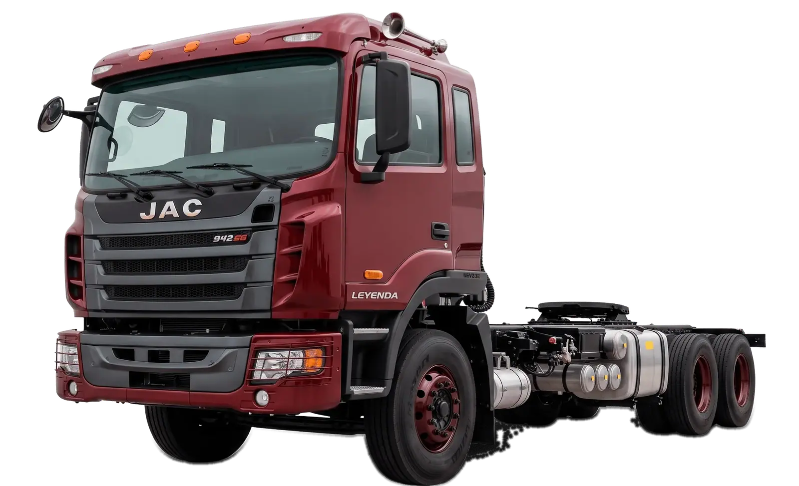 JAC Leyenda 340 HP 20 Ton color rojo