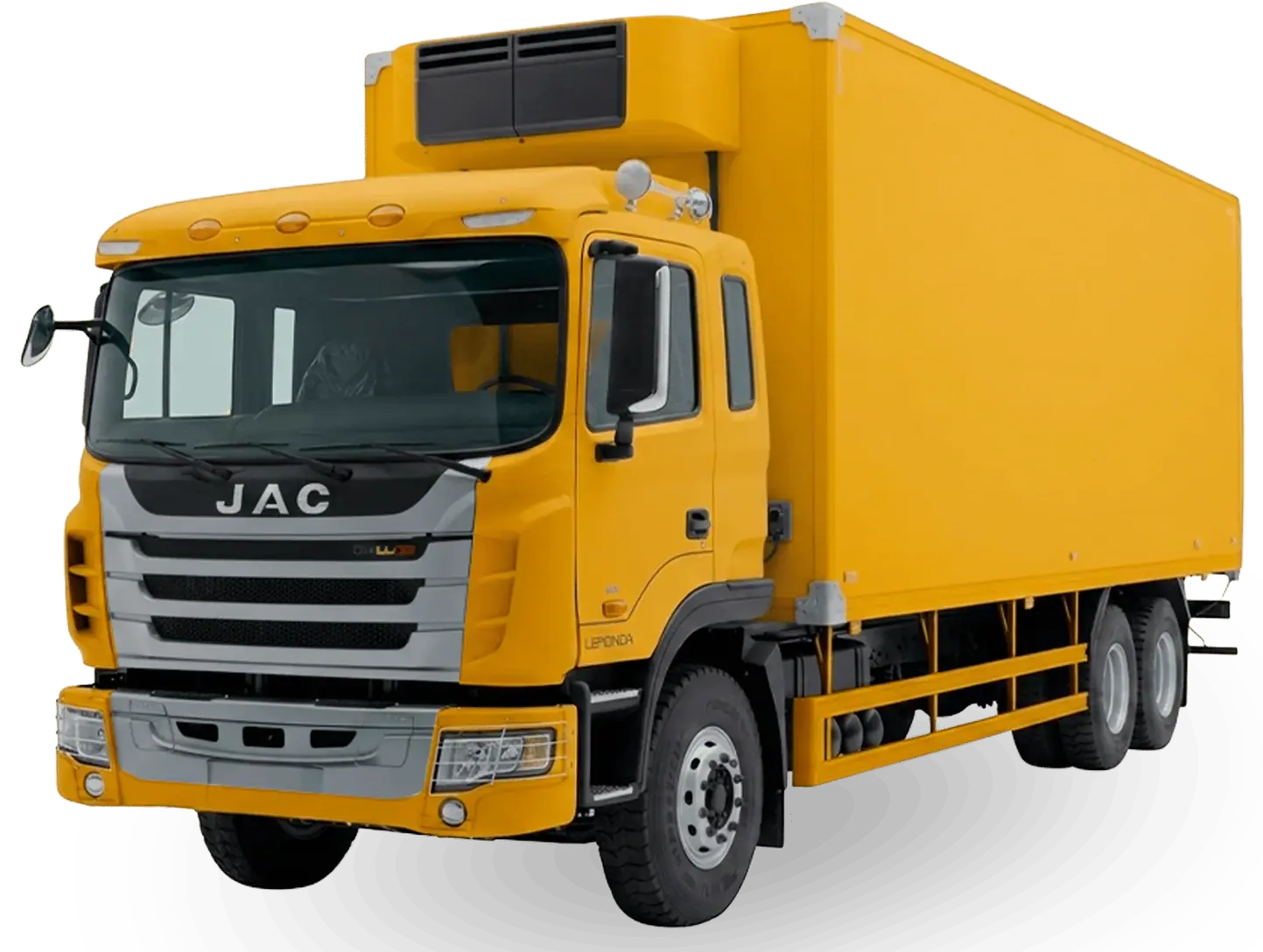 JAC Leyenda Cava Refrigerada 20 Ton color amarillo