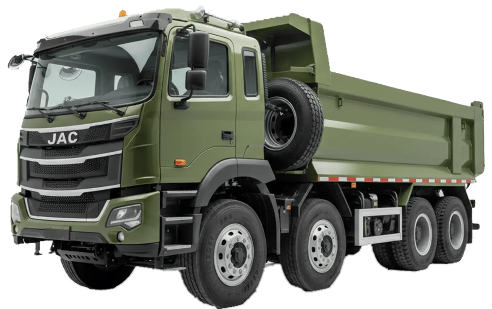 JAC Minero 28 m³ color verde