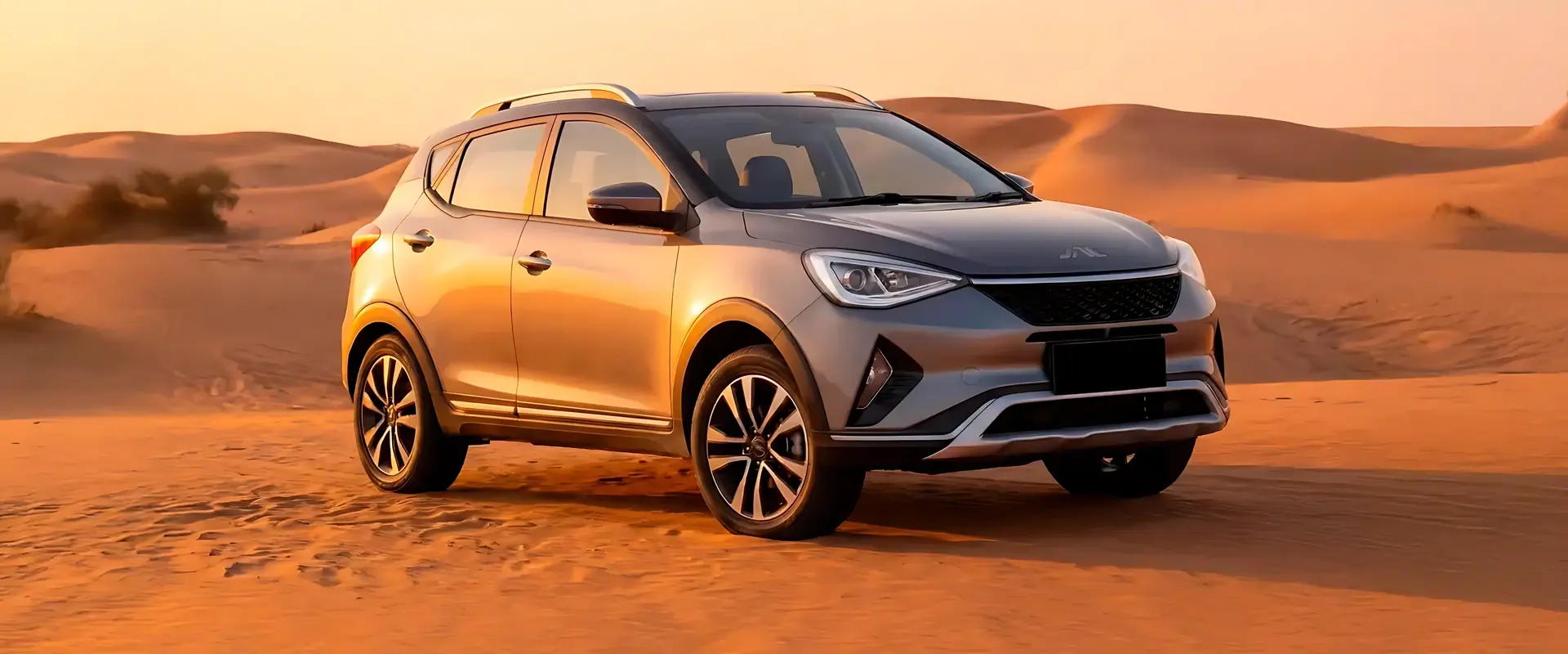 JAC Arena Pro en los médanos al atardecer